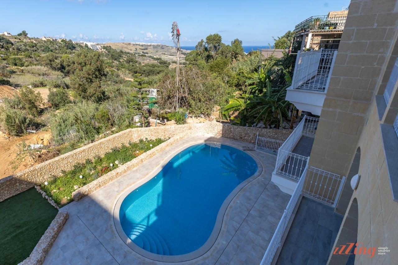 Gozo - Apartment With Stunning Views & Shared Pool Xagħra Exterior foto